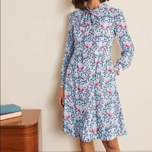 Boden Sylvia shirt dress parrot print
